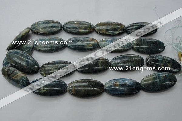 CAP328 15.5 inches 20*40mm oval natural apatite gemstone beads