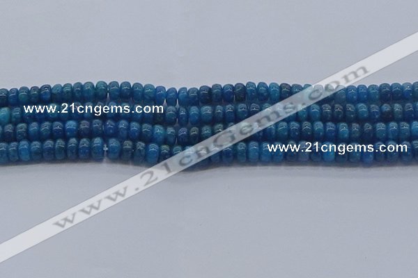 CAP369 15.5 inches 4*6mm rondelle apatite gemstone beads