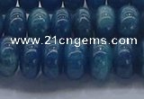 CAP371 15.5 inches 6*10mm rondelle apatite gemstone beads