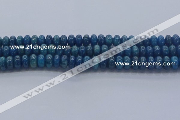 CAP371 15.5 inches 6*10mm rondelle apatite gemstone beads