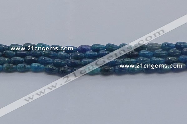CAP375 15.5 inches 6*10mm teardrop apatite gemstone beads