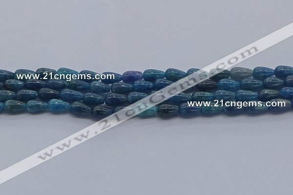 CAP375 15.5 inches 6*10mm teardrop apatite gemstone beads