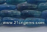 CAP376 15.5 inches 6*16mm teardrop apatite gemstone beads