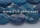 CAP390 15.5 inches 10*14mm faceted oval apatite gemstone beads