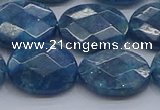 CAP392 15.5 inches 13*18mm faceted oval apatite gemstone beads