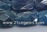 CAP399 15.5 inches 15*20mm faceted rectangle apatite gemstone beads