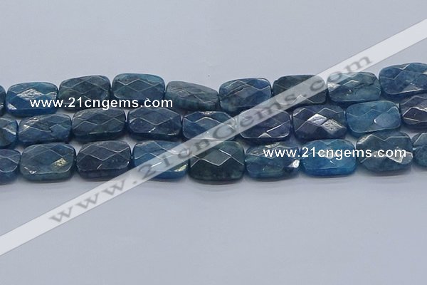 CAP399 15.5 inches 15*20mm faceted rectangle apatite gemstone beads