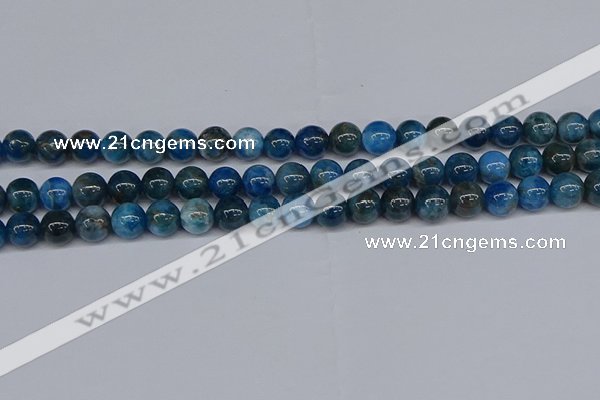 CAP412 15.5 inches 8mm round apatite gemstone beads wholesale