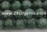 CAP501 15.5 inches 8mm round natual green apatite beads