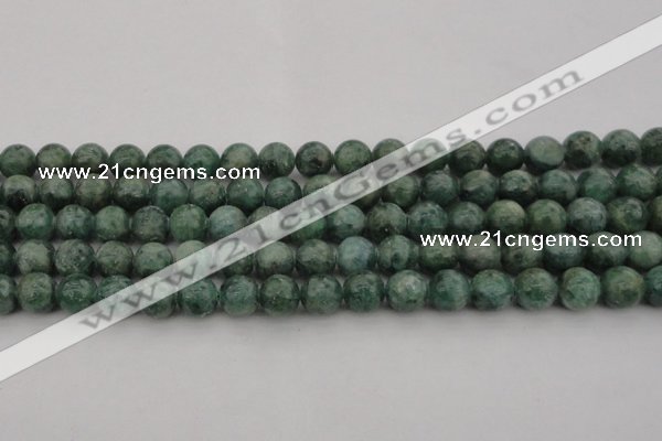 CAP501 15.5 inches 8mm round natual green apatite beads