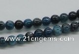 CAP52 15.5 inches 6mm round dyed apatite gemstone beads wholesale