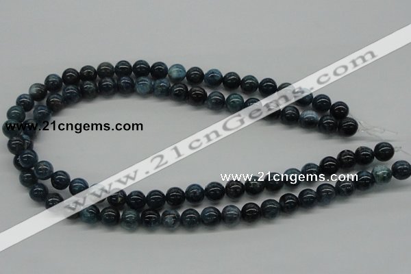 CAP54 15.5 inches 10mm round dyed apatite gemstone beads wholesale