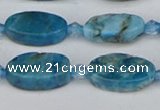 CAP551 15.5 inches 8*16mm oval apatite gemstone beads