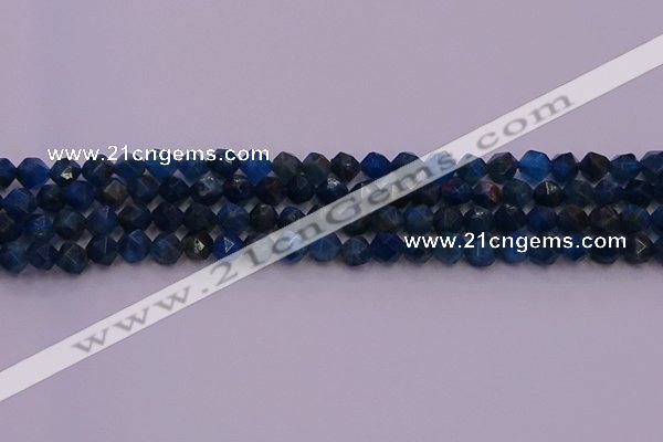 CAP561 15.5 inches 6mm faceted nuggets apatite gemstone beads