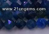 CAP571 15.5 inches 6mm faceted nuggets apatite gemstone beads