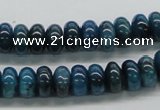 CAP58 15.5 inches 6*10mm rondelle dyed apatite gemstone beads wholesale