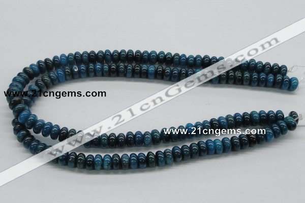 CAP58 15.5 inches 6*10mm rondelle dyed apatite gemstone beads wholesale