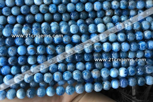 CAP583 15.5 inches 6mm round apatite gemstone beads