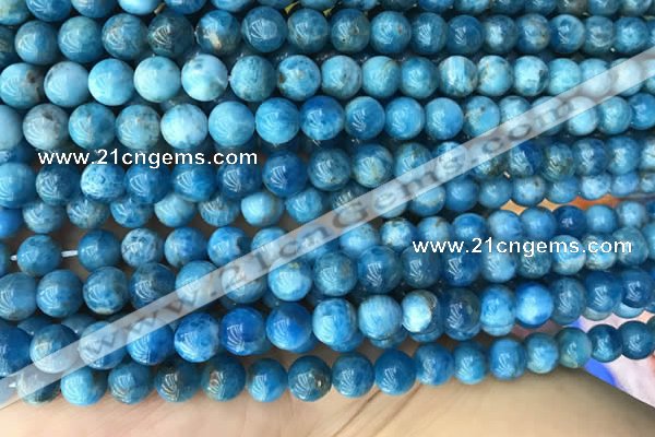 CAP589 15.5 inches 8mm round apatite gemstone beads