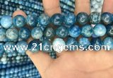 CAP602 15.5 inches 12mm round natural apatite beads wholesale