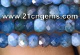 CAP615 15.5 inches 2*3mm faceted rondelle apatite gemstone beads