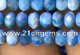 CAP616 15.5 inches 3*5mm faceted rondelle apatite gemstone beads