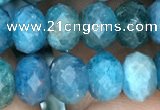 CAP618 15.5 inches 5*7mm - 5*8mmm faceted rondelle apatite beads