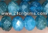 CAP619 15.5 inches 5*7mm - 5*8mm faceted rondelle apatite beads