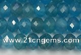 CAP623 15.5 inches 3*4mm faceted rondelle apatite beads