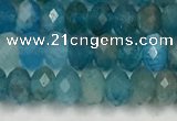 CAP624 15.5 inches 2.5*4mm faceted rondelle apatite beads