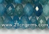 CAP625 15.5 inches 4*6mm faceted rondelle apatite beads