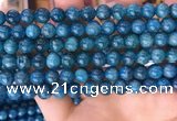 CAP637 15.5 inches 8mm round natural apatite gemstone beads