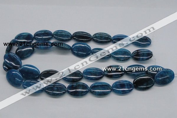 CAP66 15.5 inches 18*25mm oval dyed apatite gemstone beads wholesale