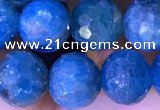 CAP660 15.5 inches 8mm faceted round apatite gemstone beads