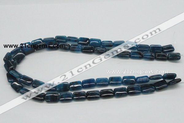 CAP69 15.5 inches 10*14mm rectangle dyed apatite gemstone beads