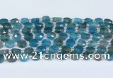 CAP700 15.5 inches 6*8mm faceted oval apatite beads