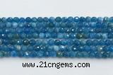 CAP705 15.5 inches 6mm faceted round apatite gemstone beads wholesale