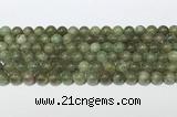 CAP709 15.5 inches 8mm round green apatite gemstone beads wholesale