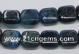 CAP72 15.5 inches 12*12mm square dyed apatite gemstone beads wholesale