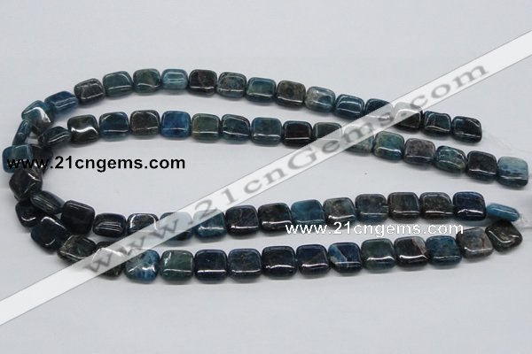 CAP72 15.5 inches 12*12mm square dyed apatite gemstone beads wholesale