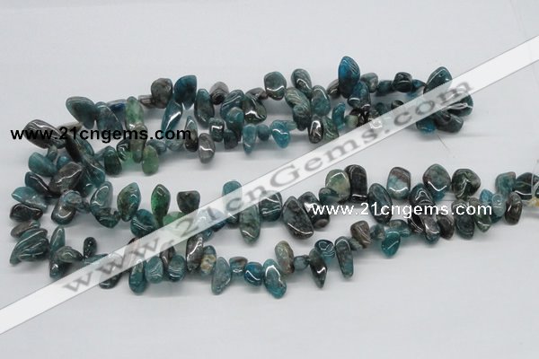 CAP73 15.5 inches 10*20mm nugget dyed apatite gemstone beads wholesale