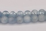 CAQ115 15.5 inches 6mm round AA grade natural aquamarine beads