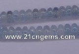 CAQ137 15.5 inches 3*5mm rondelle natural aquamarine beads