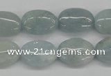 CAQ144 15.5 inches 13*18mm oval natural aquamarine beads wholesale