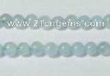 CAQ200 15.5 inches 6mm round natural aquamarine beads wholesale