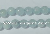 CAQ202 15.5 inches 10mm round natural aquamarine beads wholesale