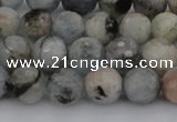 CAQ420 15.5 inches 6mm faceted round natural aquamarine beads