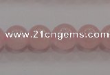 CAQ480 15.5 inches 4mm round natural pink aquamarine beads