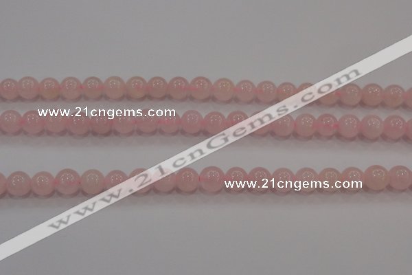 CAQ480 15.5 inches 4mm round natural pink aquamarine beads