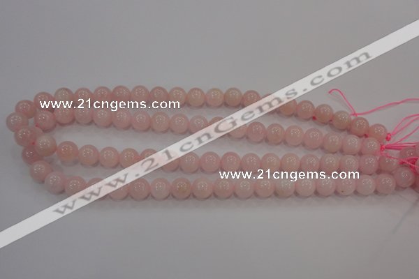 CAQ482 15.5 inches 8mm round natural pink aquamarine beads